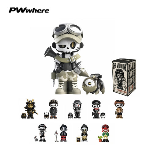 Figuras de acción de caja ciega PWWHERE MR. BONE, 5.ª generación, serie The Wild One