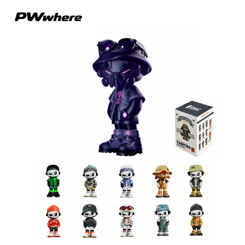 Figuras de caja sorpresa de la serie de camping The Wild Adventure de PWWHERE