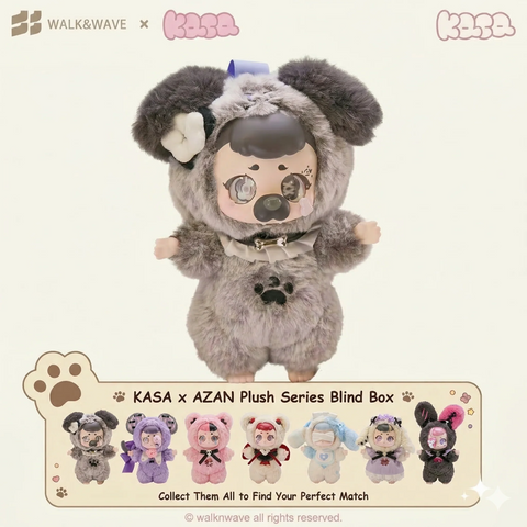 PWWHERE KASA Wonderful Dream Series Plush Toy Blind Box Bag Charm