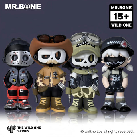 PWWHERE MR. BONE 5th Gen The Wild One Series Blind Box Action Figures