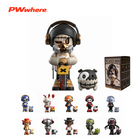 PWWHERE MR. BONE The Wicked Union Series Blind Box Action Figures